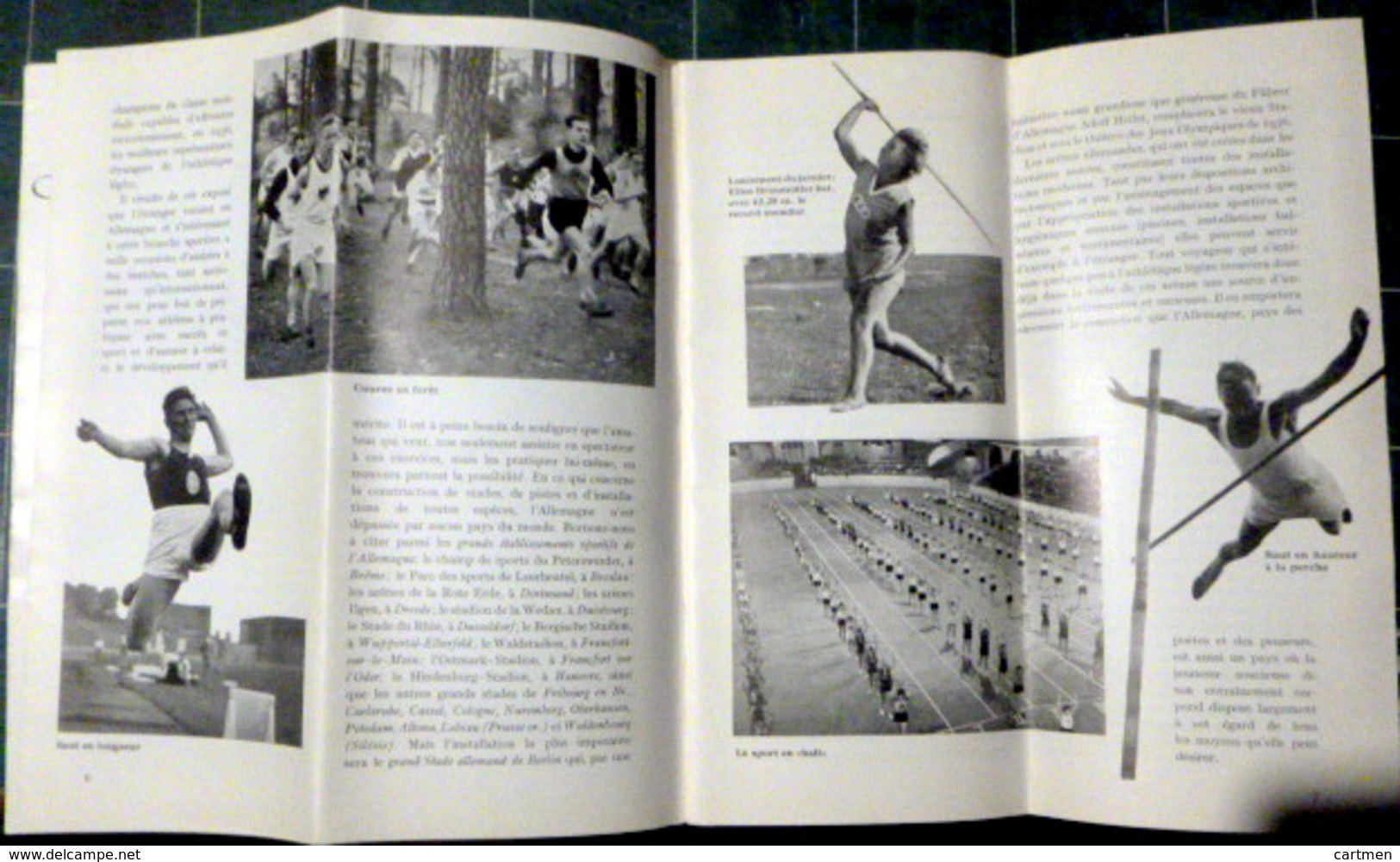 JEUX OLYMPIQUES BERLIN 1936 2 GUIDES AVEC LES PROGRAMMES DES JEUX PLANS ET DIVERSES PHOTOS HITLER EN VISITE