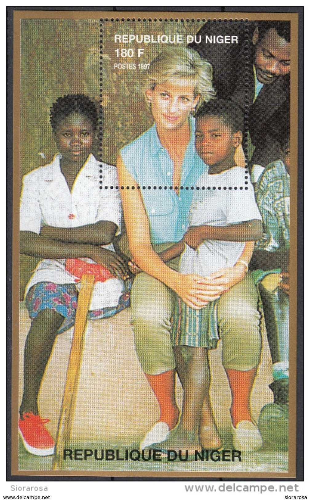 944a Niger 1997 Principessa Princess Of Wales Lady Diana Bambini Africanii Nuovo MNH - Niger (1960-...)