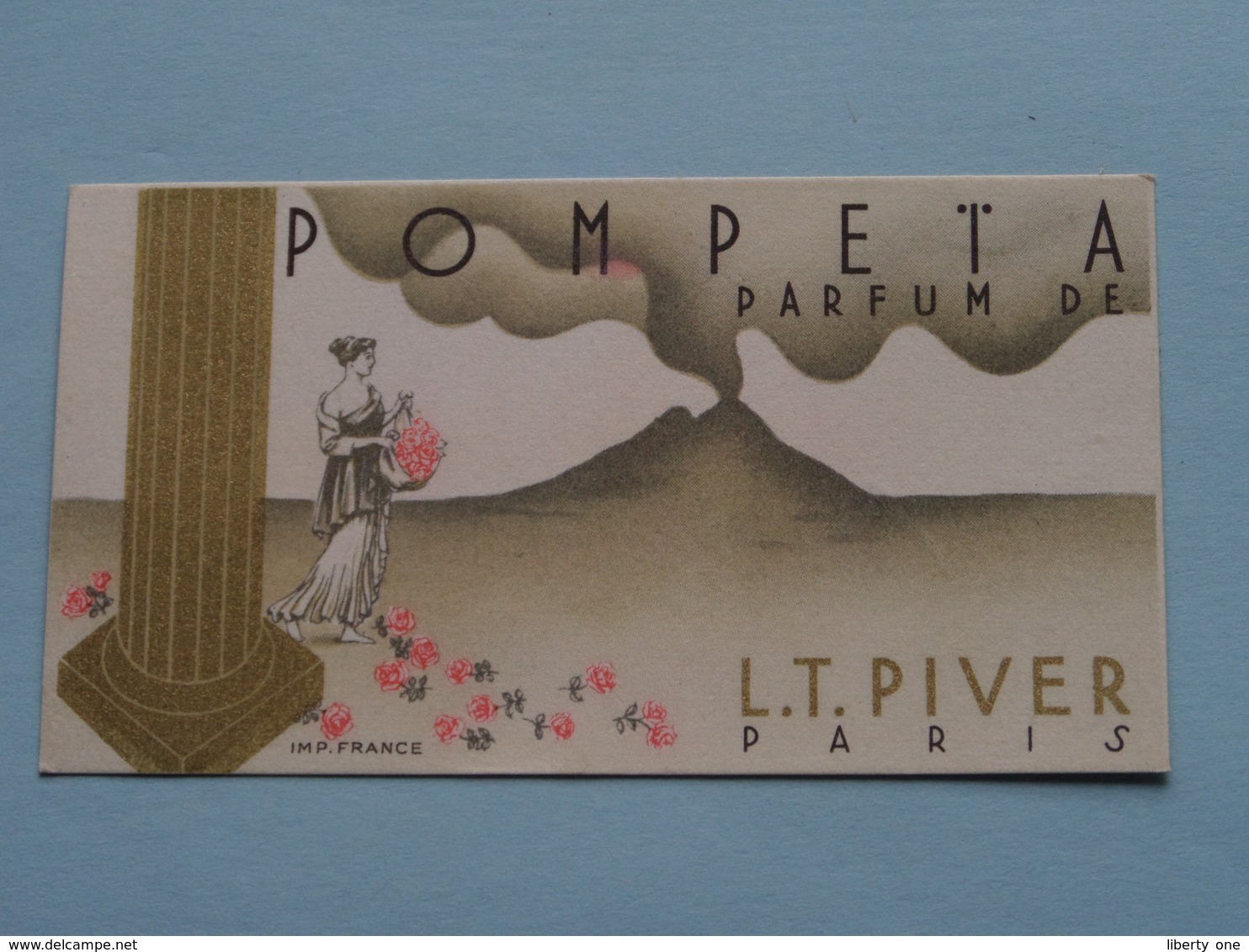 POMPEÏA Parfum De L.T. Piver Paris - Parfume Le Monde Entier ( Imp. France / Voir Photo Svp ) Anno 19?? ! - Profumeria Antica (fino Al 1960)