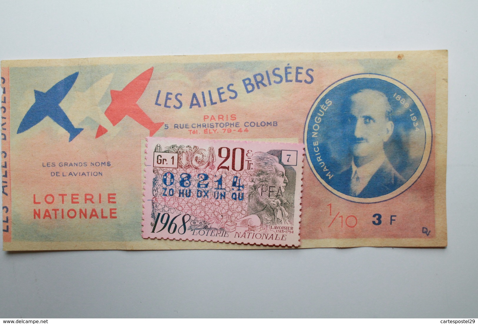 BILLETS DE LOTERIE 1968 - Biglietti Della Lotteria