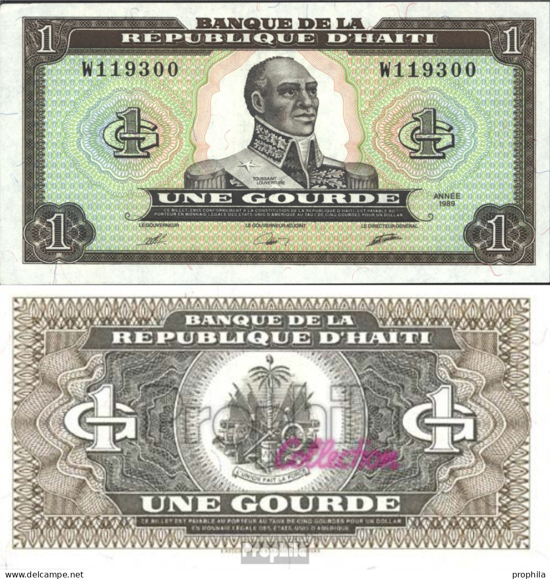 Haiti Pick-Nr: 253a Bankfrisch 1989 1 Gourde - Haïti