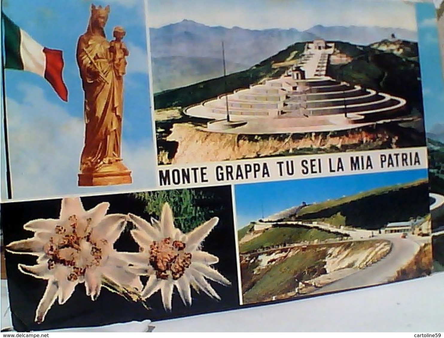 3 CARD CIMA E MONTE GRAPPA VEDUTE OSSARIO MADONNA MADONNINA  VB1964/68 GP22754 - Vicenza