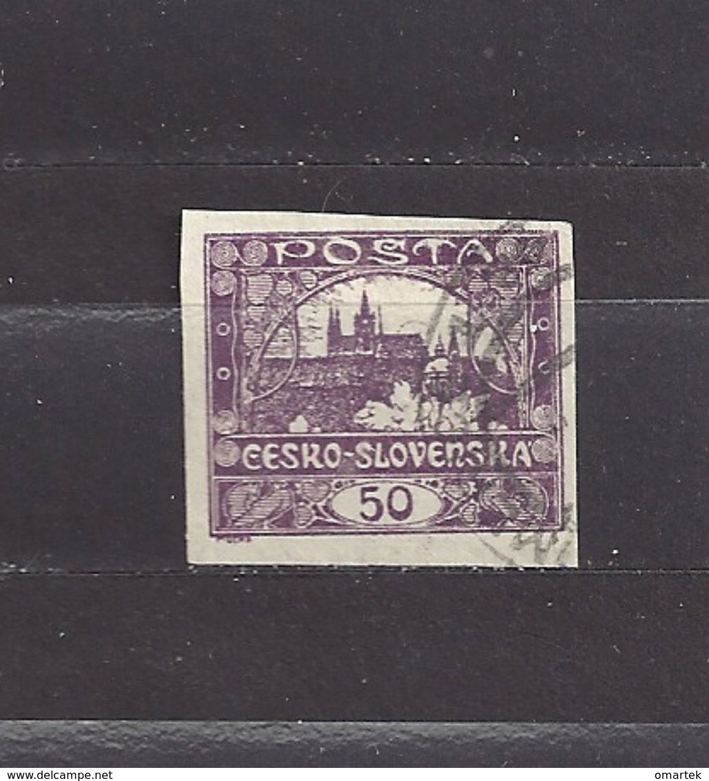 Czechoslovakia Tschechoslowakei 1919 Gest ⊙ Mi 19 Sc 30 Hradcany At Prague. C2 - Oblitérés