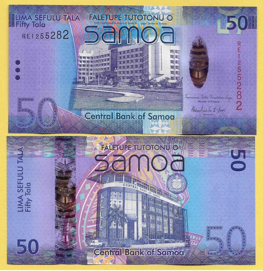 Samoa 50 Tala P-41a 2012 UNC - Samoa