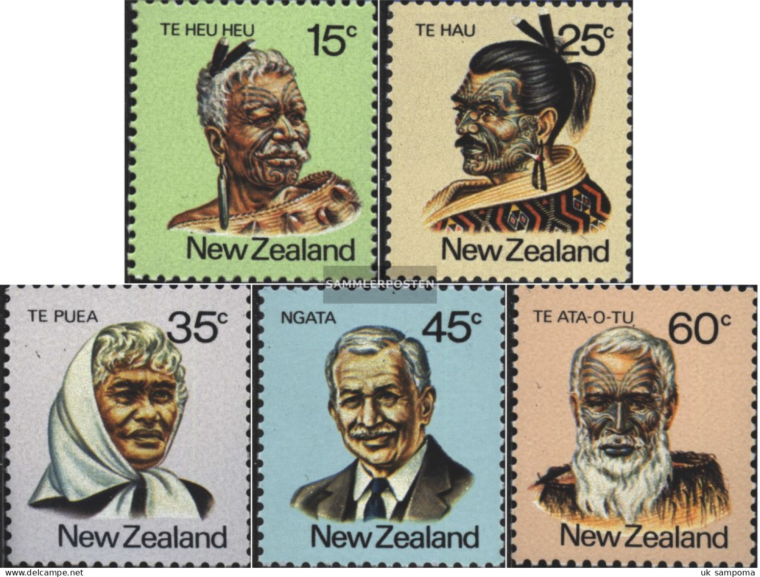 New Zealand 810-814 (complete Issue) Unmounted Mint / Never Hinged 1980 Maoris - Unused Stamps