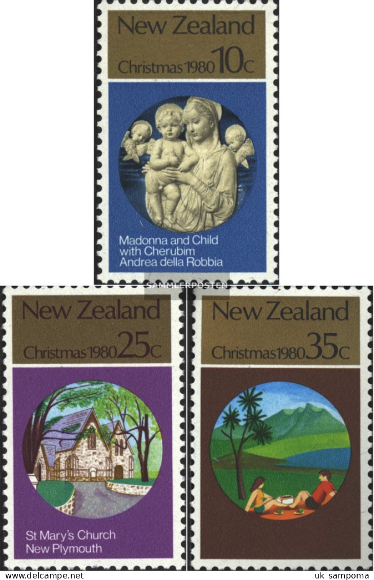 New Zealand 807-809 (complete Issue) Unmounted Mint / Never Hinged 1980 Christmas - Ongebruikt