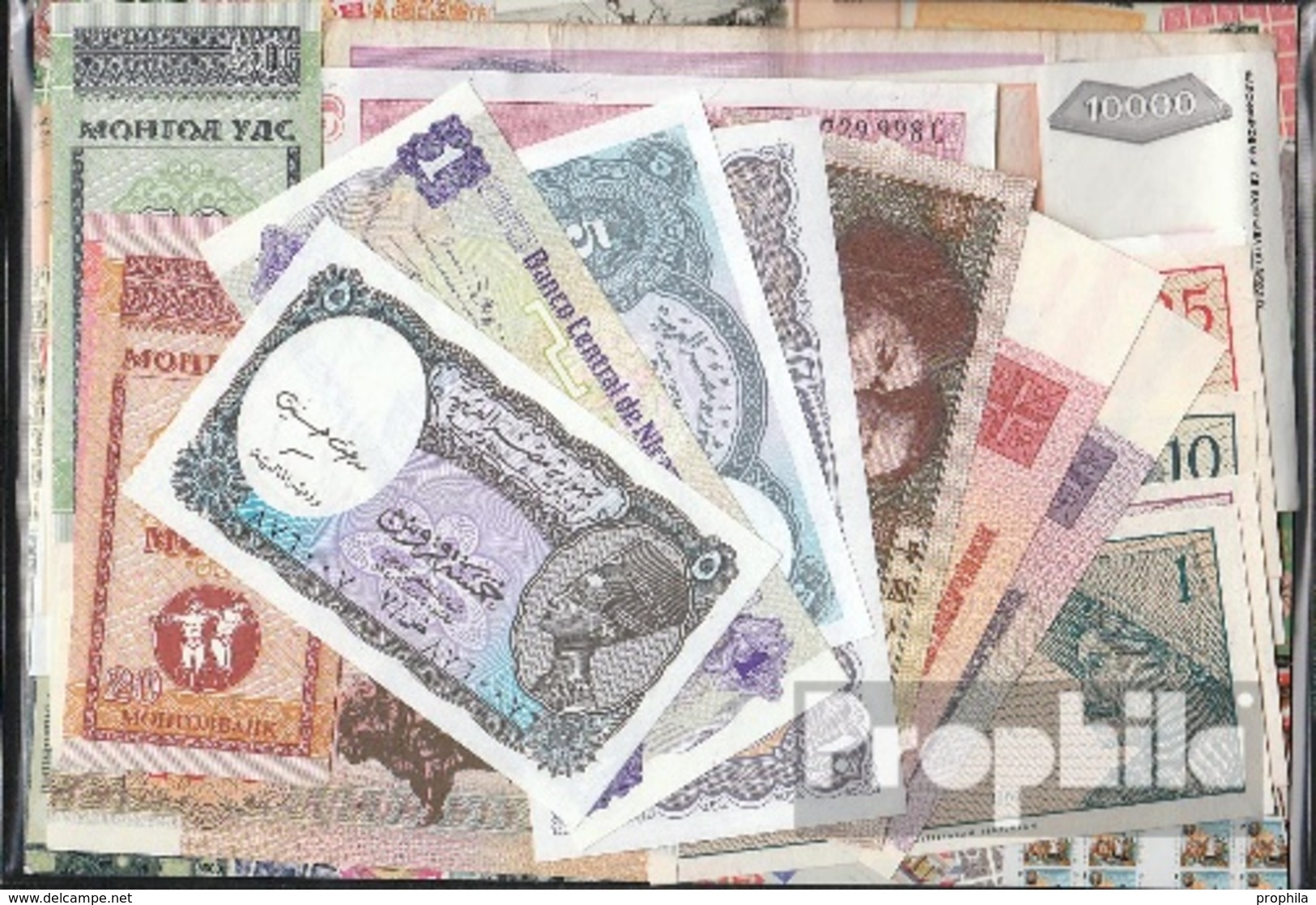 Alle Welt 25 Verschiedene Banknoten - Sonstige & Ohne Zuordnung