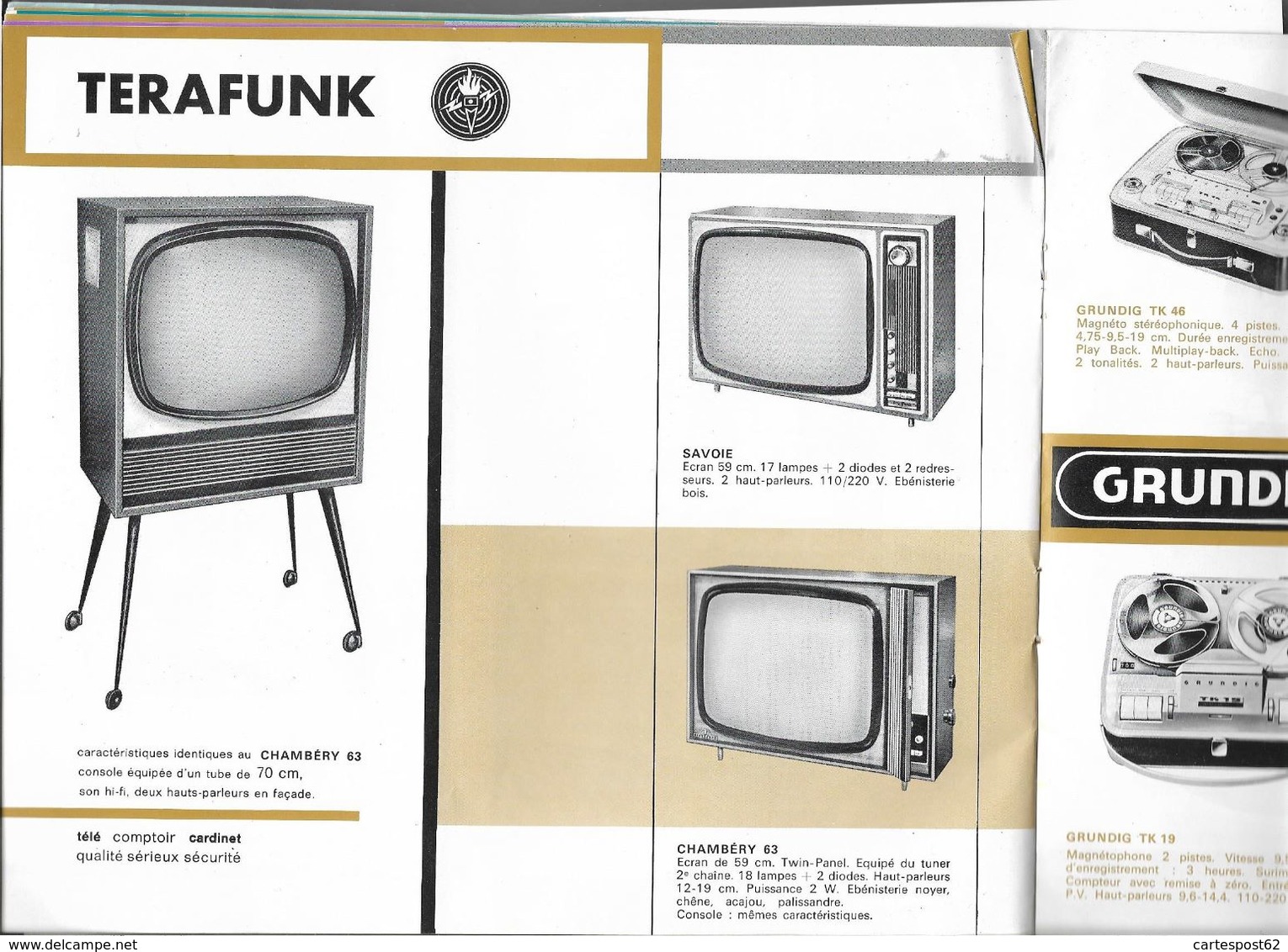 Ancien Magazine Sur La Télévision, L'électrophone. Télé Cardinet. 16 Pages. - Matériel Et Accessoires