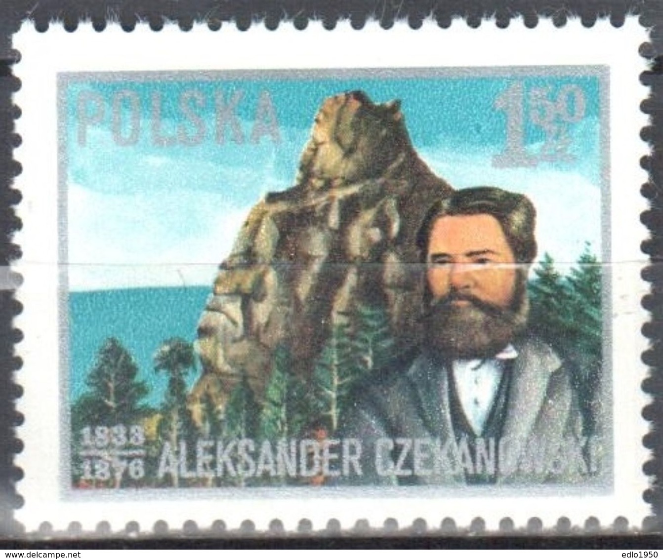 Poland 1976 - Aleksander Czekanowski - Geologist - Mi.2460 - MNH(**) - Postfrisch - Neufs
