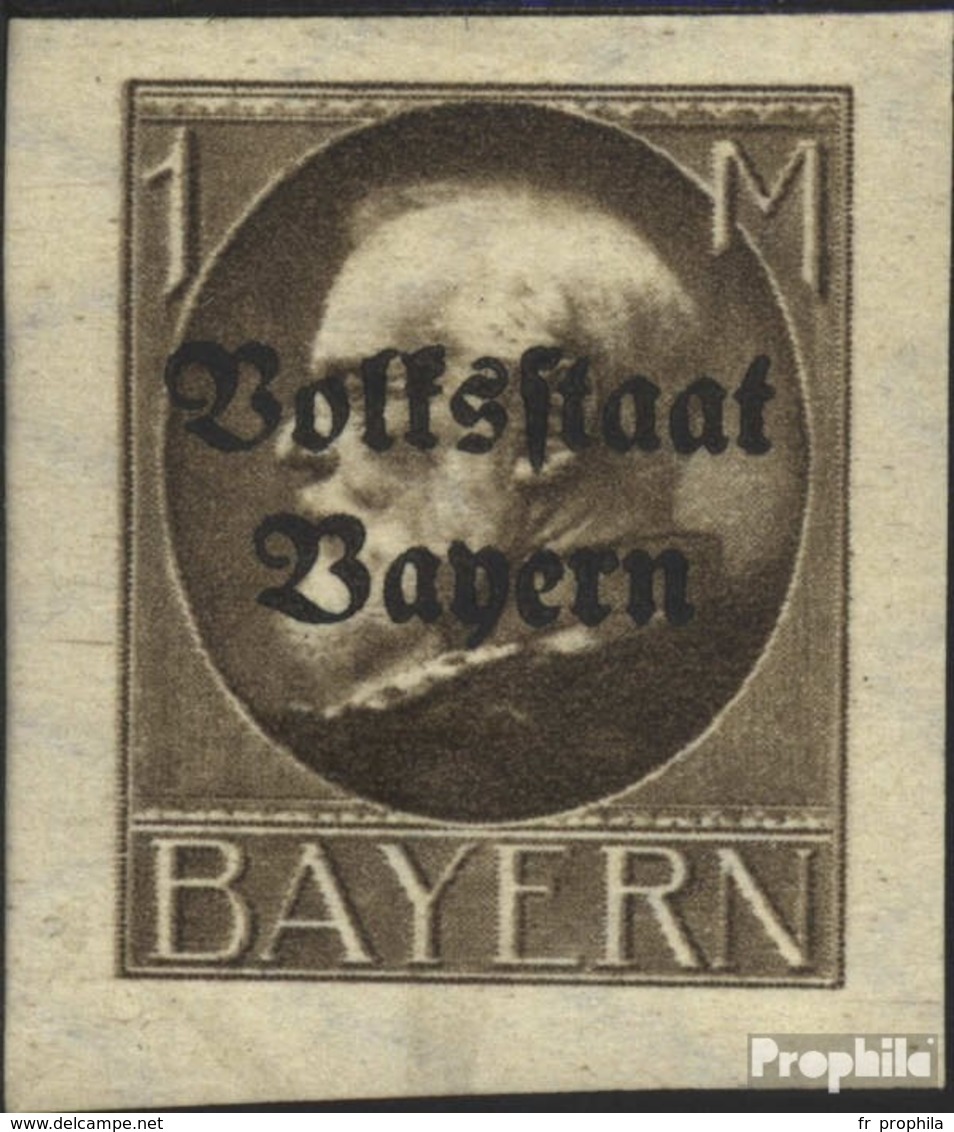 Bavière 128B Neuf Avec Gomme Originale 1920 King Ludwig Avec Surcharge - Autres & Non Classés