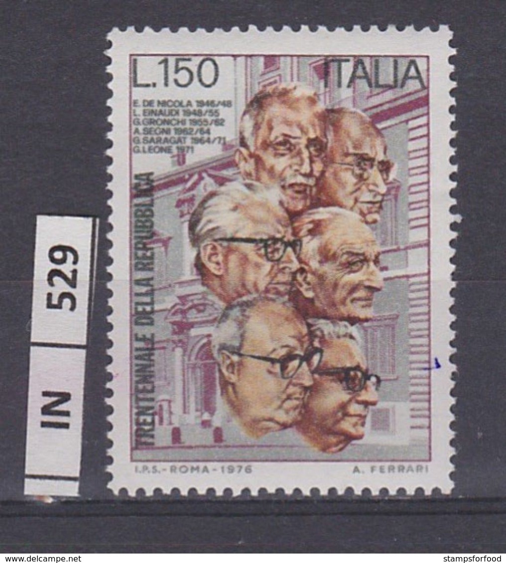 ITALIA REPUBBLICA, 1976	Trentennale Della Repubblica L. 150 Nuovo - 1971-80:  Nuovi