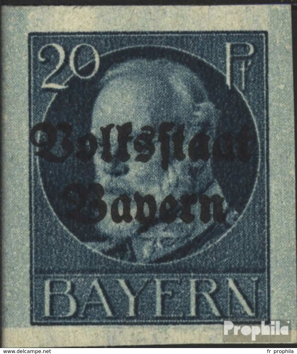 Bavière 121B Neuf Avec Gomme Originale 1920 King Ludwig Avec Surcharge - Sonstige & Ohne Zuordnung