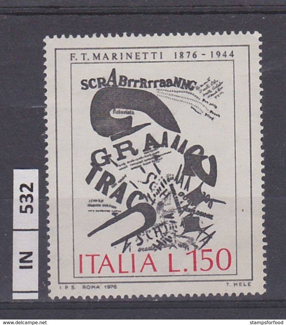 ITALIA REPUBBLICA, 1976	Marinetti Nuovo - 1971-80:  Nuovi