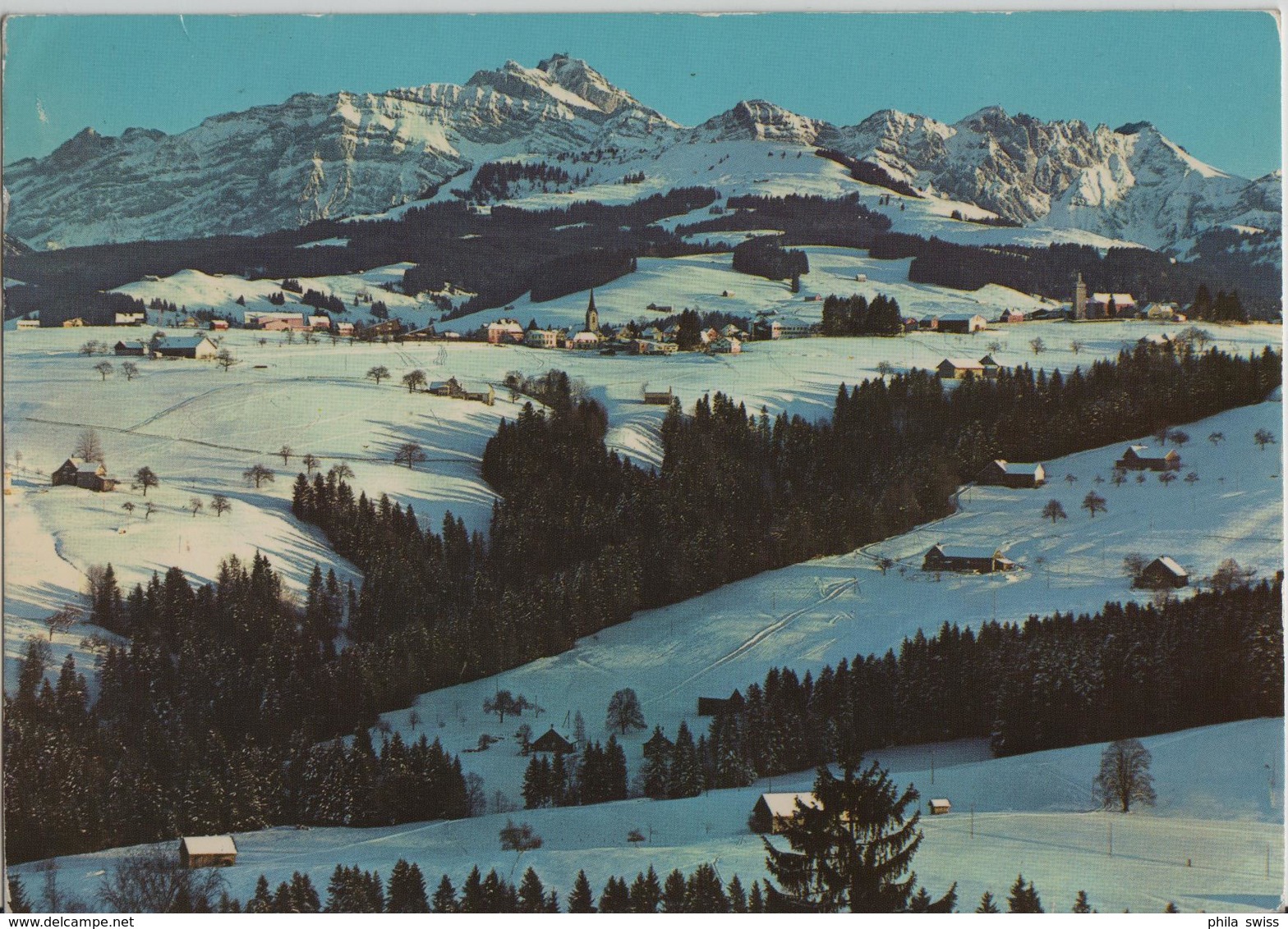 Kurort Hemberg Toggenburg - Blick Zum Säntis Im Winter En Hiver - Photo: Gross - Hemberg