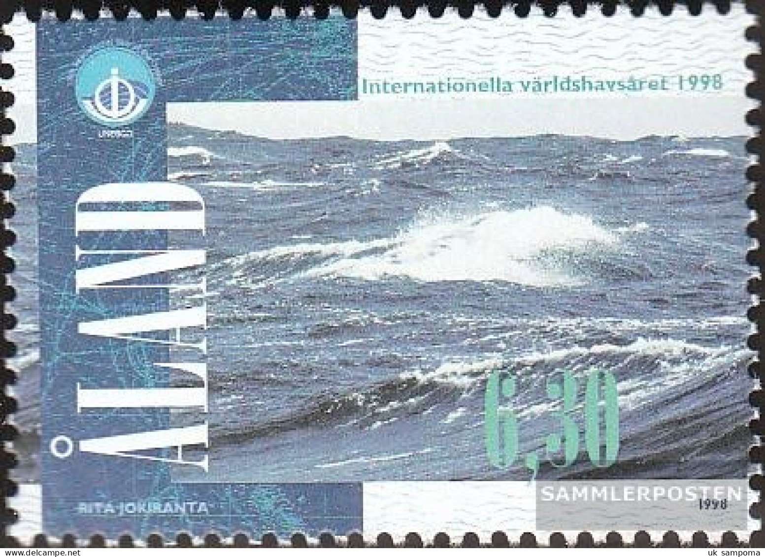 Finland - Aland 141 (complete Issue) Unmounted Mint / Never Hinged 1998 International Year Of Ocean - Aland