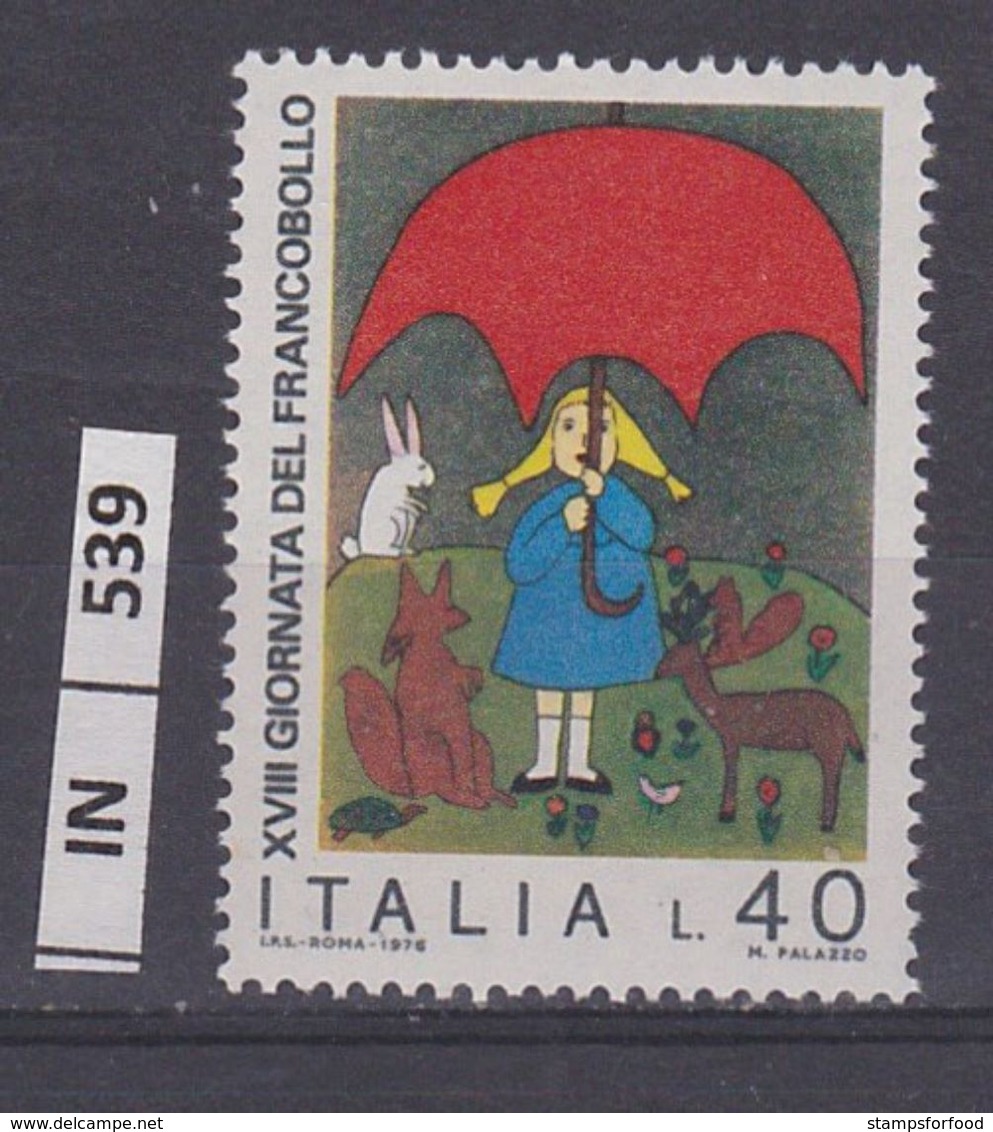 ITALIA REPUBBLICA, 1976	Giornata Del Francobollo L. 40 Nuovo - 1971-80:  Nuovi