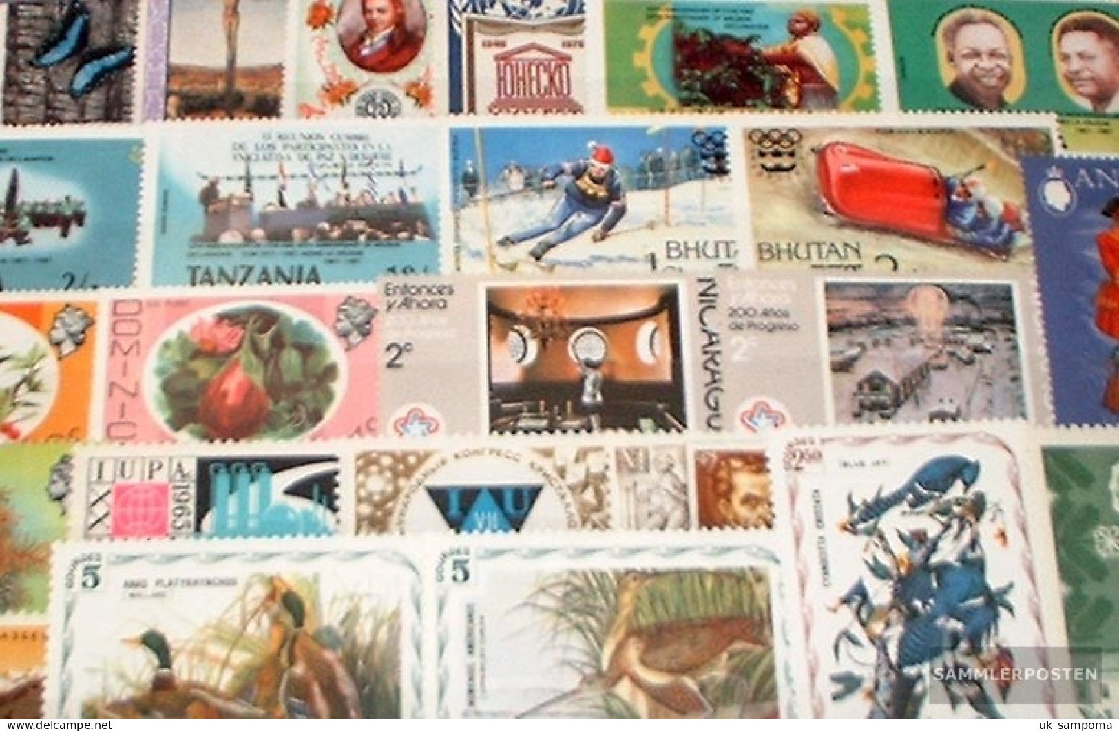 All World 100 Different Stamps Unmounted Mint / Never Hinged - Lots & Kiloware (mixtures) - Max. 999 Stamps