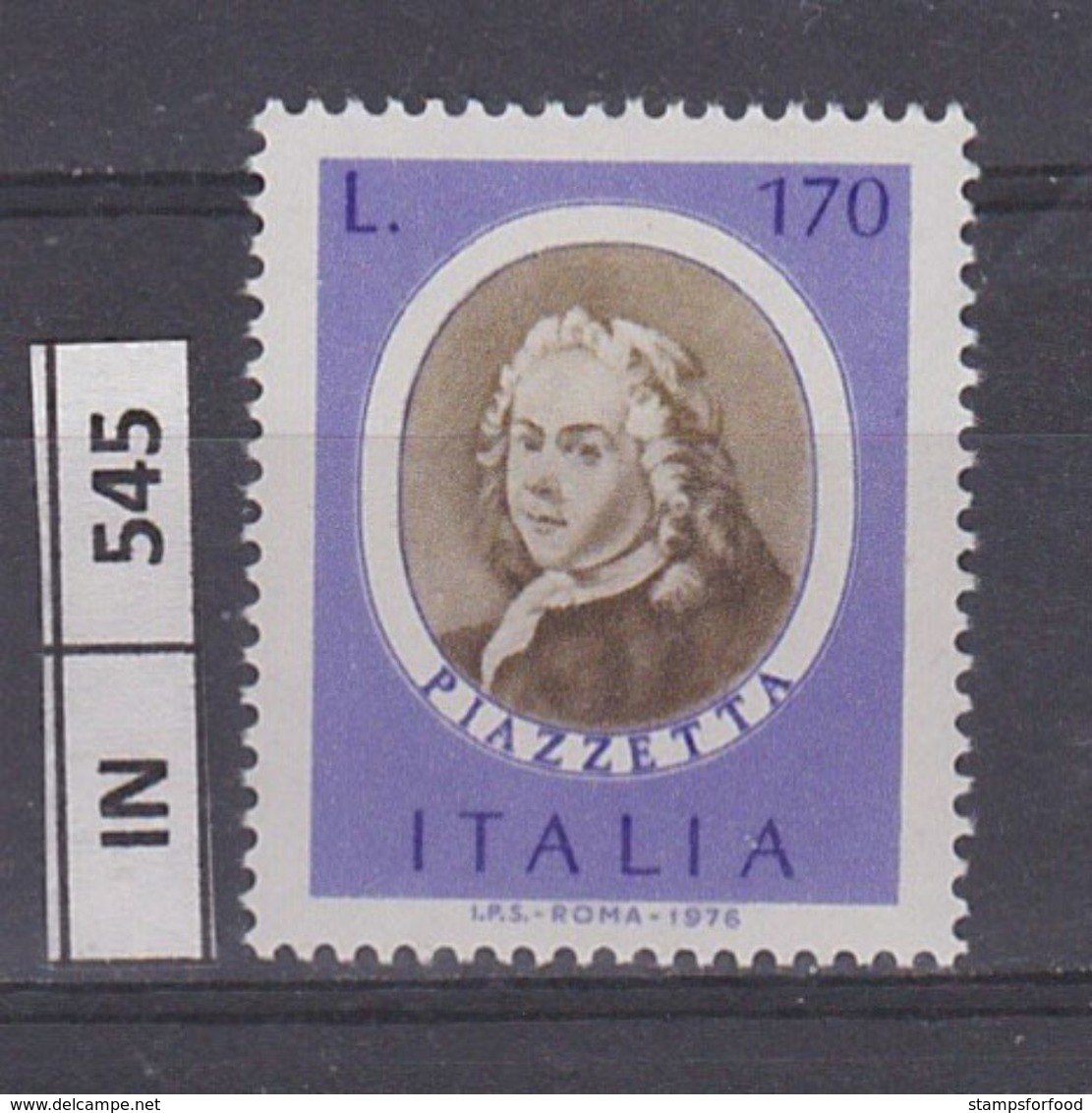 ITALIA REPUBBLICA, 1976	Piazzetta Nuovo - 1971-80:  Nuovi