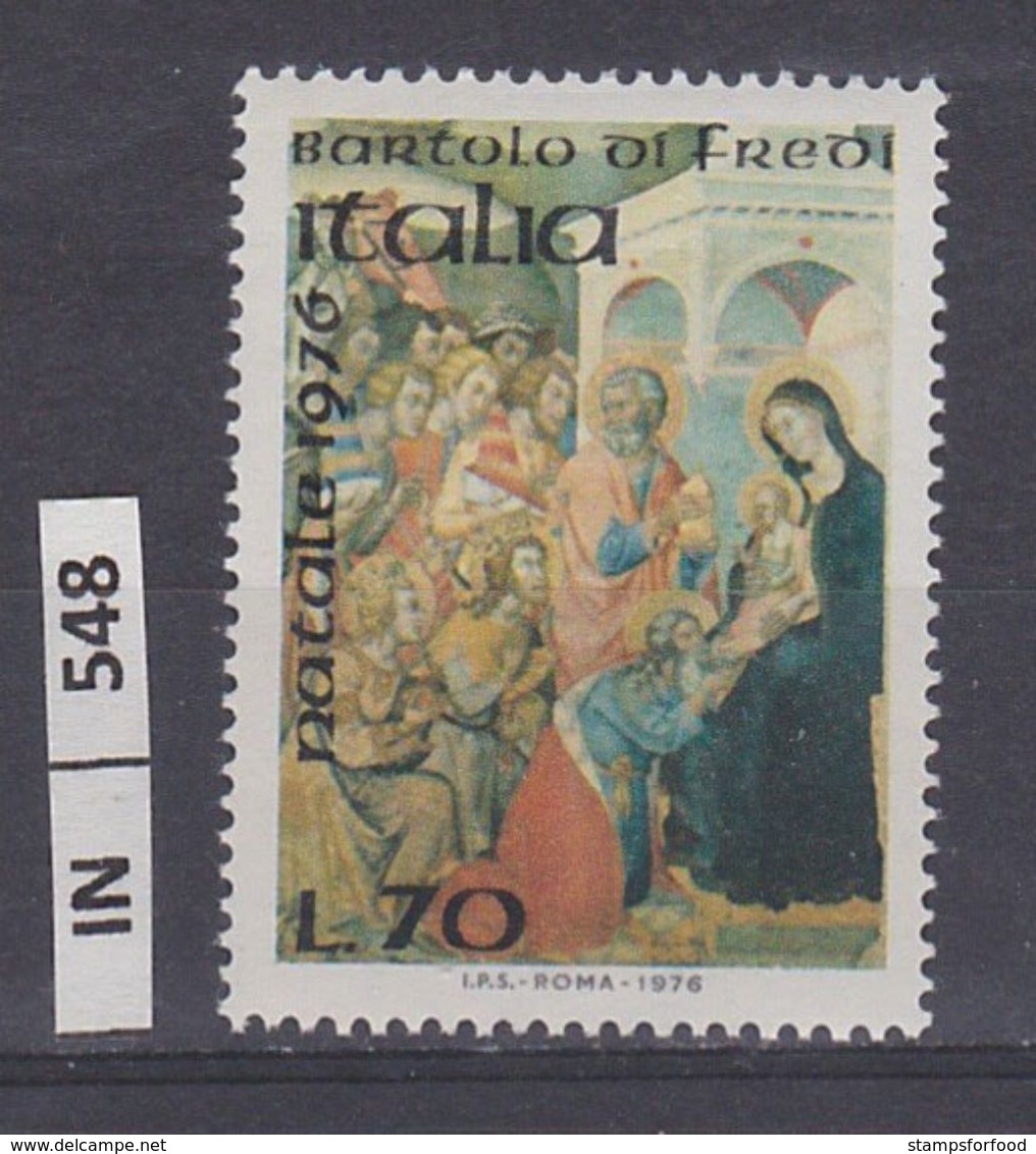 ITALIA REPUBBLICA, 1976	Natale L. 70 Nuovo - 1971-80:  Nuovi