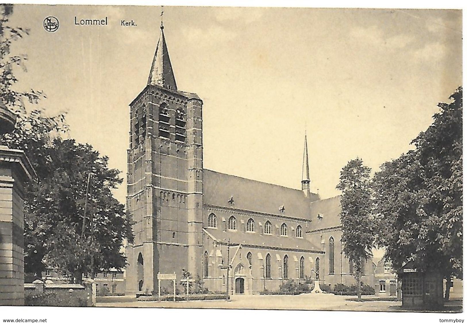 Lommel, Kerk, Verstuurd 1926 - Lommel