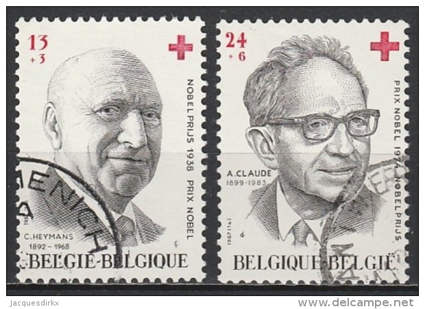 Belgie   .           OBP     .    2241/2242        .       O     .       Gebruikt    .   /   .     Oblitéré - Used Stamps