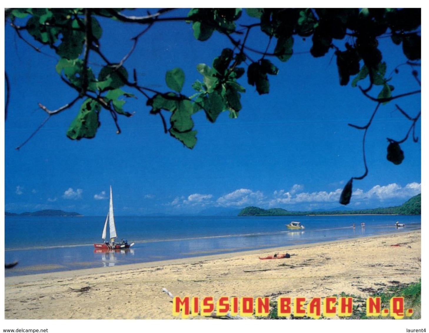 (PF 246) Australia - QLD -0 Mission Beach (with Stamp At Back) - Far North Queensland