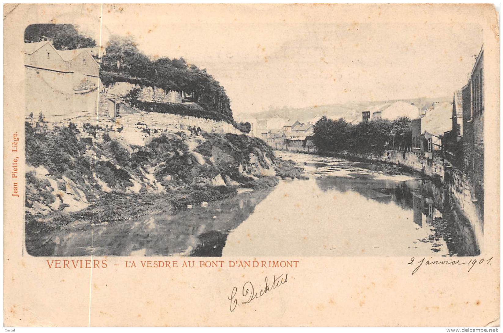 VERVIERS - La Vesdre Au Pont D'Andrimont - Verviers