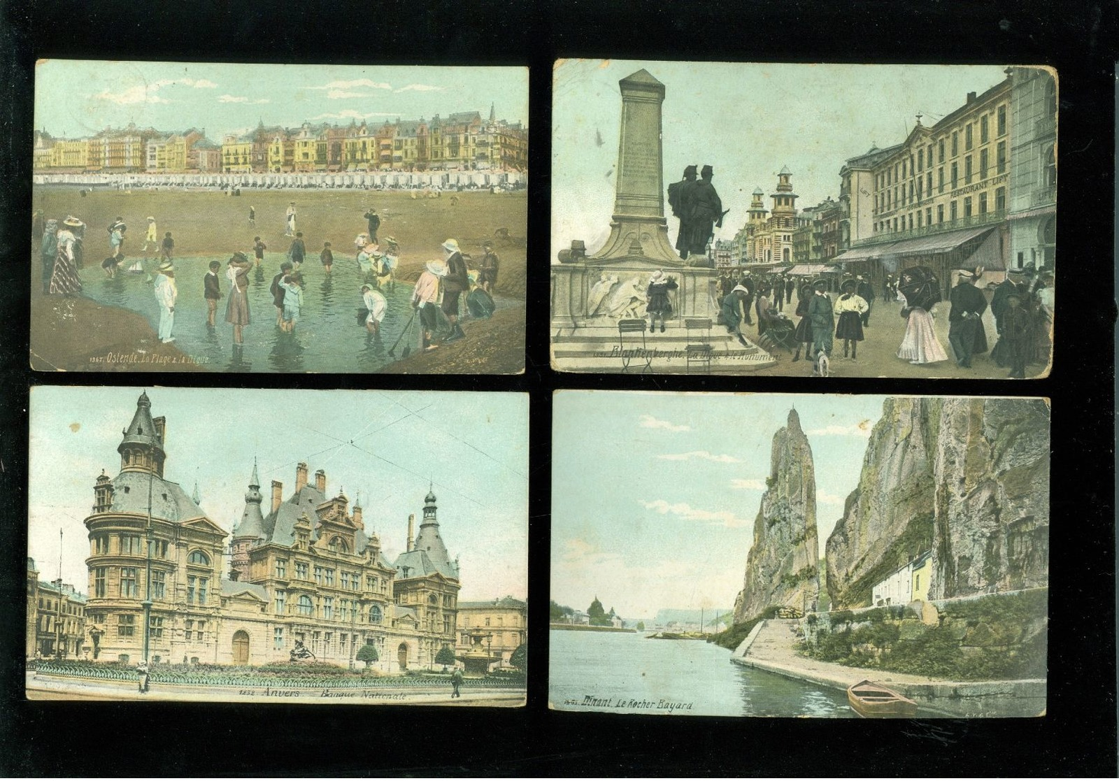 Beau lot de 60 cartes postales de Belgique " Aqua - Photo " , Paris      Mooi lot van 60 postkaarten van België