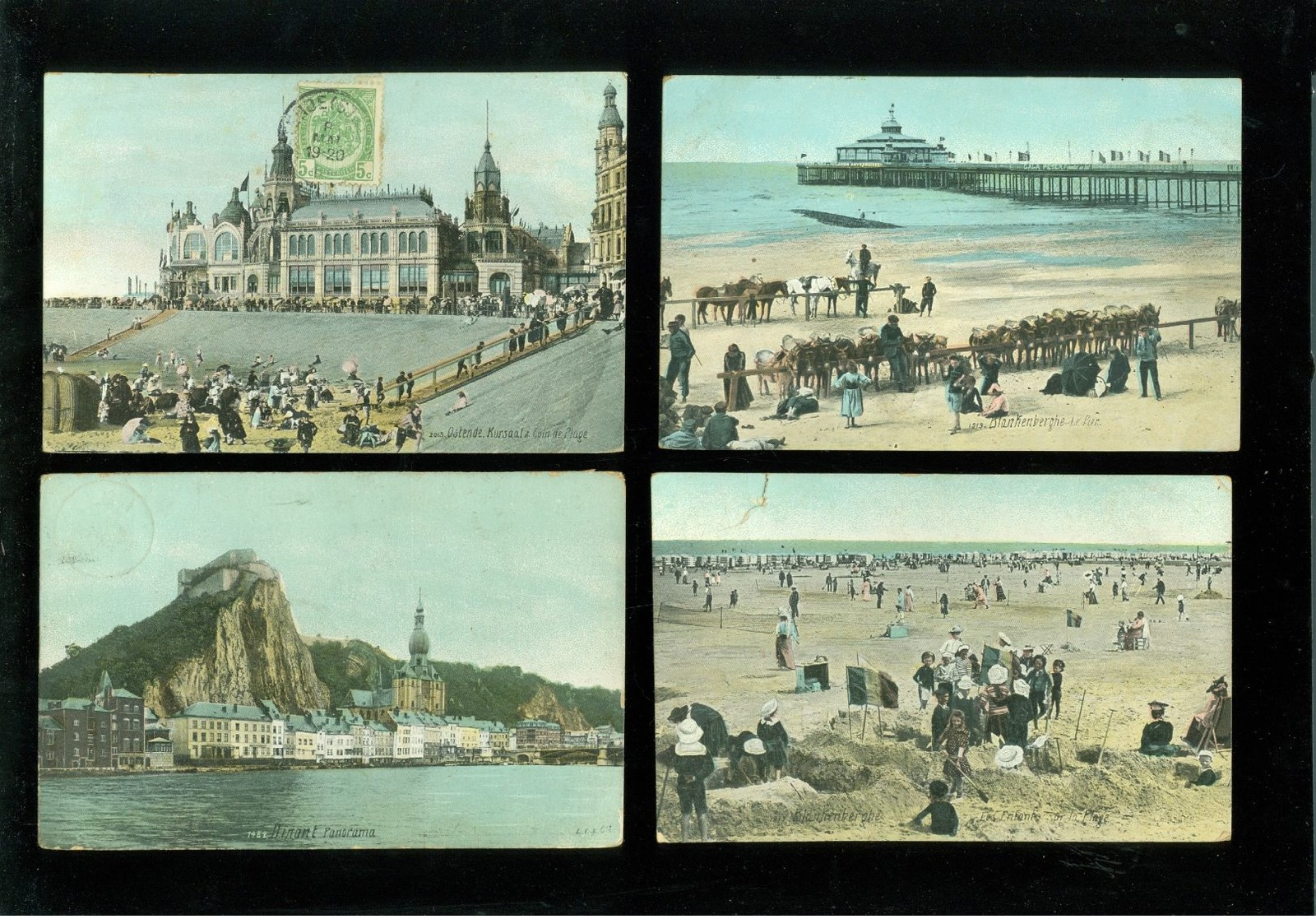 Beau lot de 60 cartes postales de Belgique " Aqua - Photo " , Paris      Mooi lot van 60 postkaarten van België