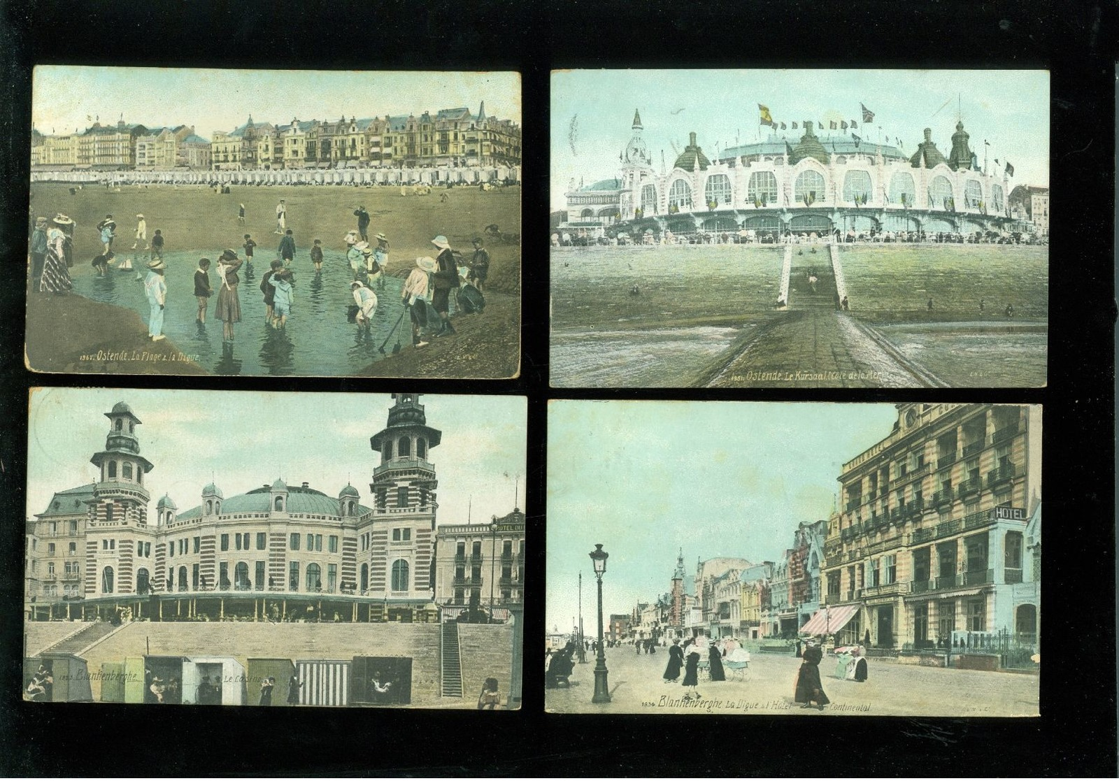 Beau lot de 60 cartes postales de Belgique " Aqua - Photo " , Paris      Mooi lot van 60 postkaarten van België