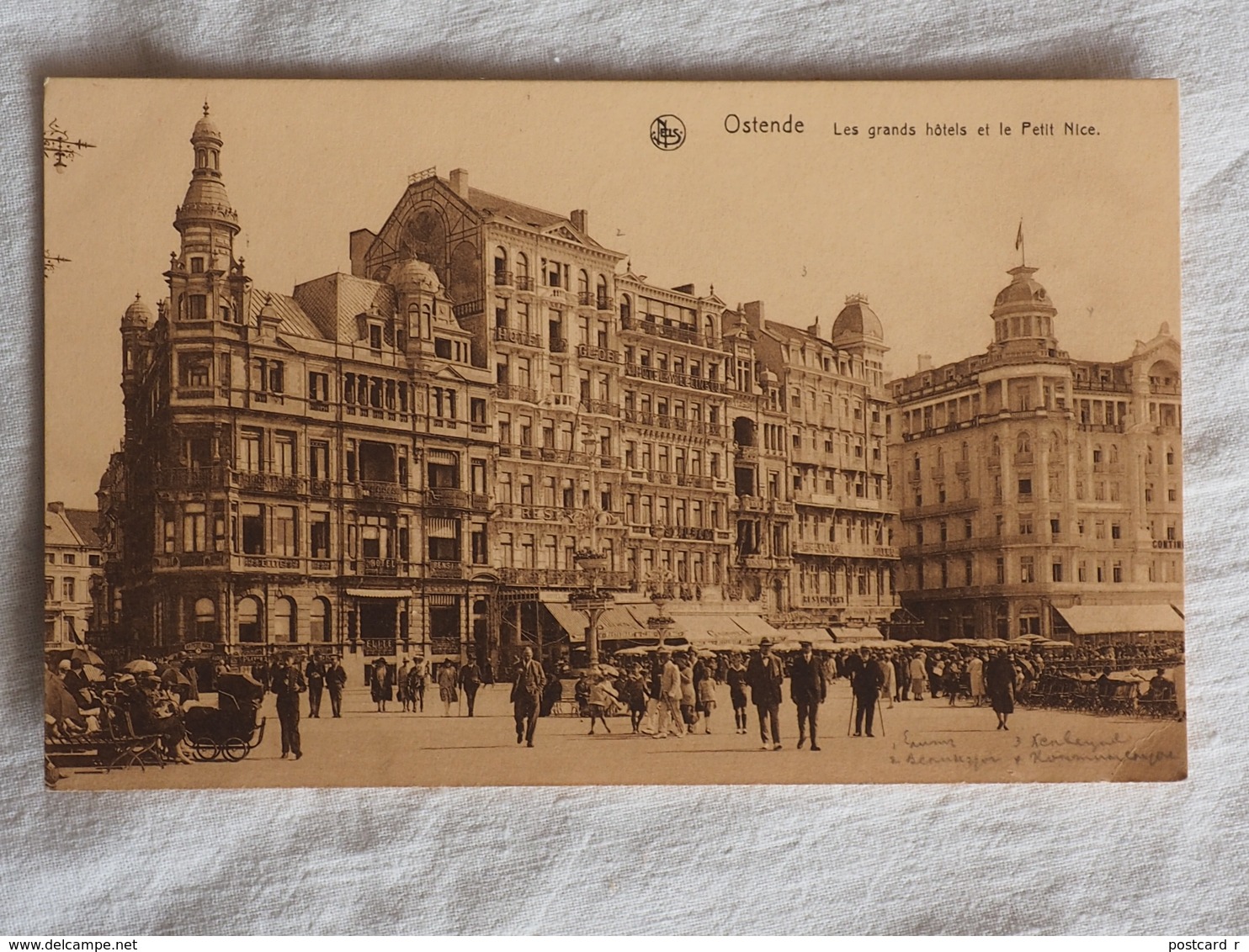 Belgium Ostende Grands Hotel Perit Nice  1927 A 171 - Oostende