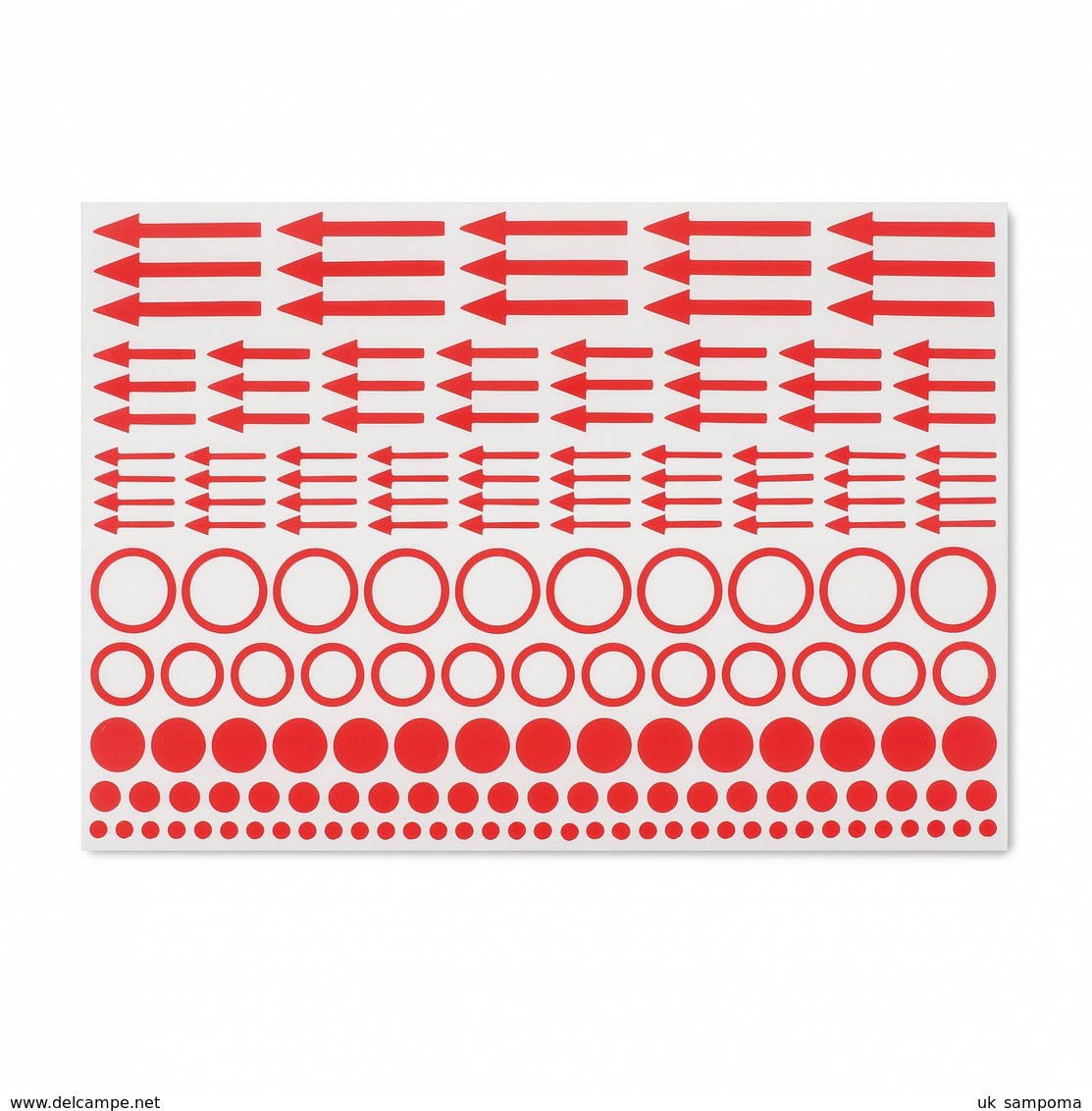 Marking Stickers Incl. Dots, Circles And Arrows, Pack Of 10 - Other & Unclassified