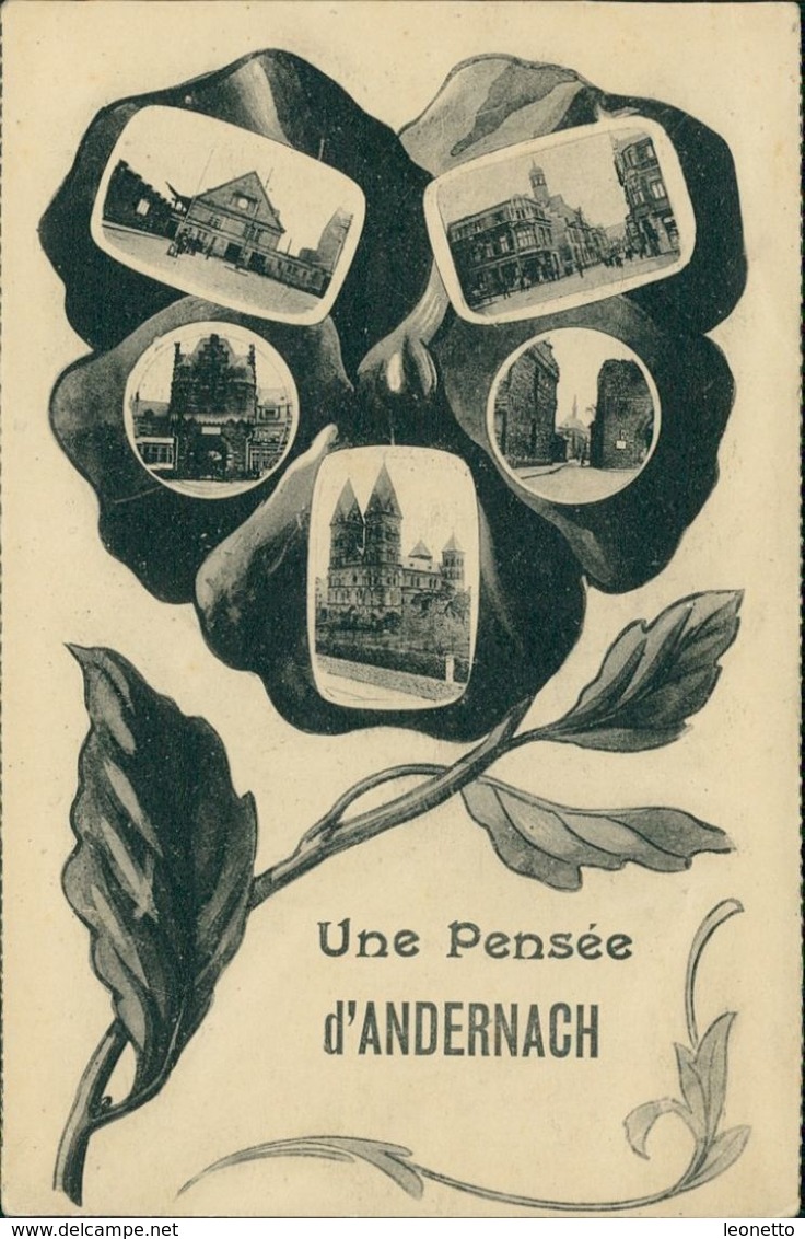 AK Andernach, Kleine Ansichten In Blüte, Um 1921 (29283) - Andernach