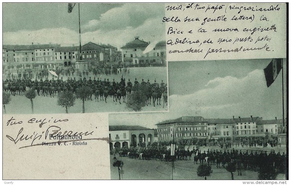 PALMANOVA PIAZZA VITTORIO EMANUELE RIVISTA MILITARE 1909 - Autres & Non Classés