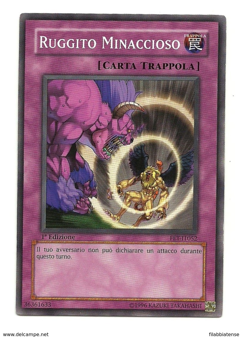 Yu-Gi-Oh - Ruggito Minaccioso   +++++++ - Yu-Gi-Oh