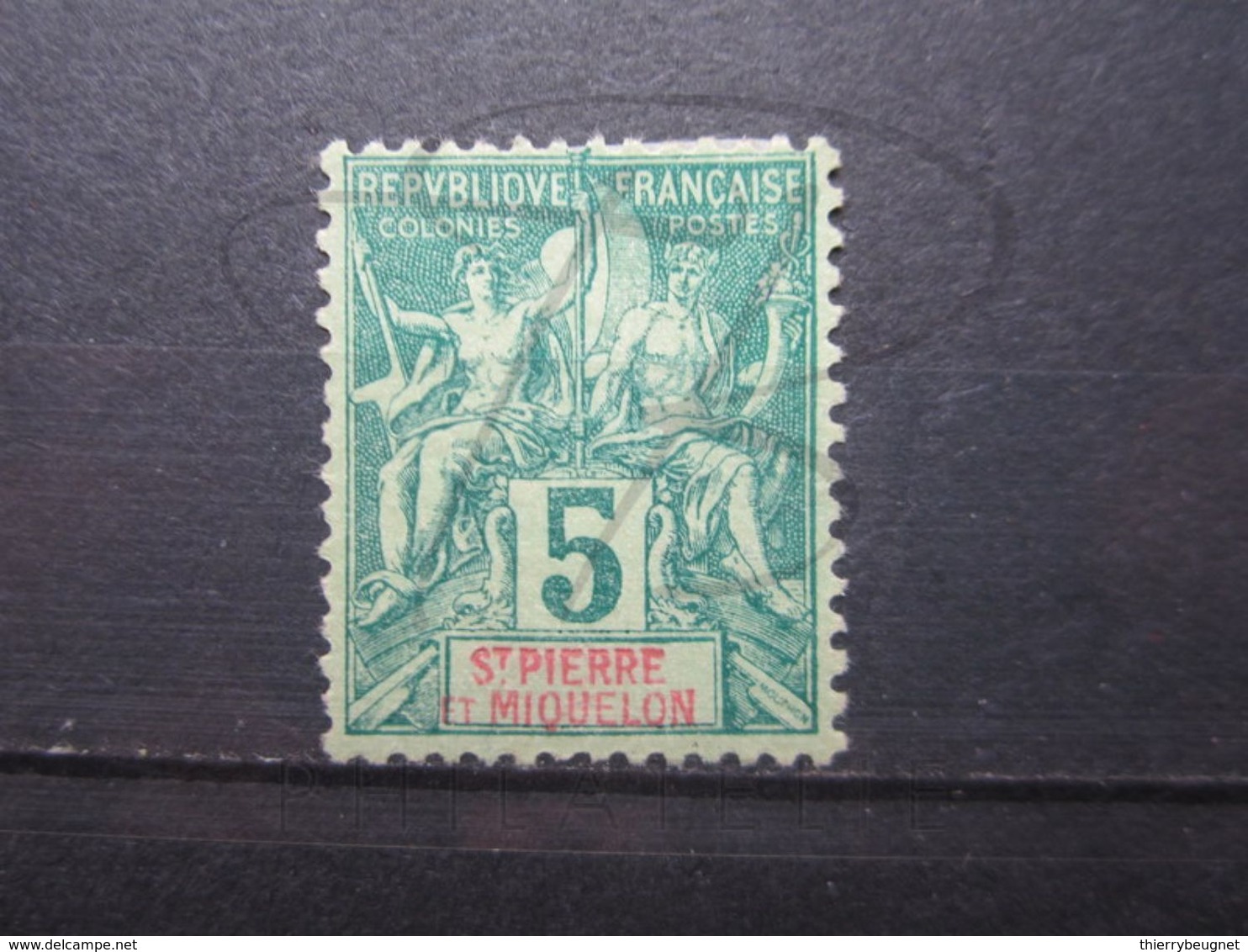 VEND BEAU TIMBRE DE SAINT-PIERRE ET MIQUELON N° 62 , (X) !!! - Neufs