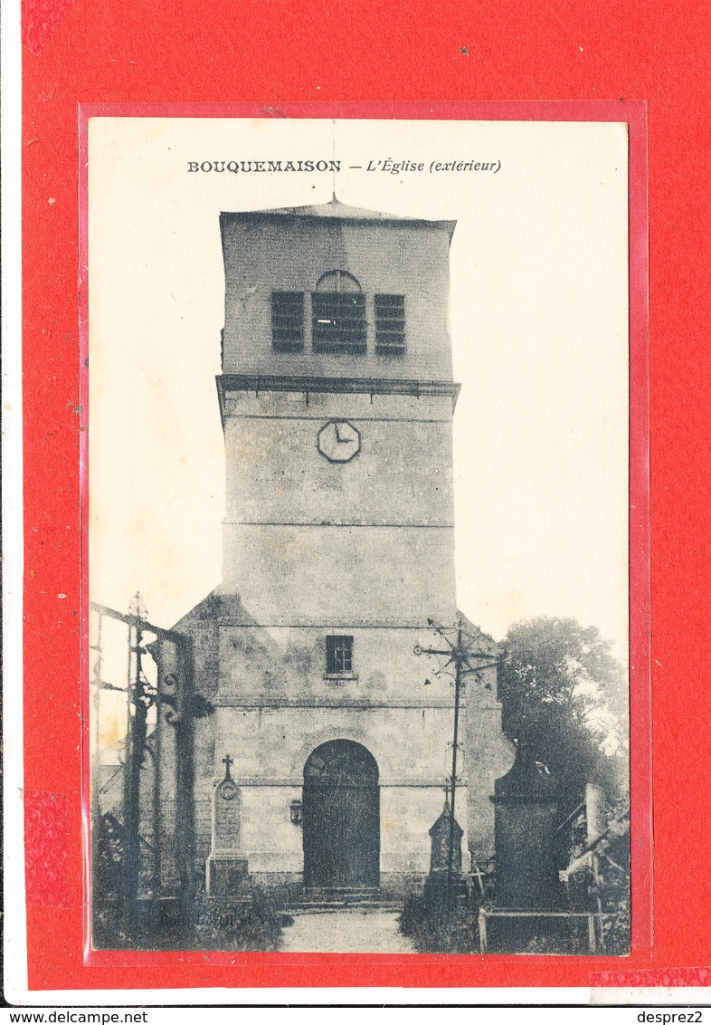 80 BOUQUEMAISON Cpa L ' Eglise - Autres & Non Classés