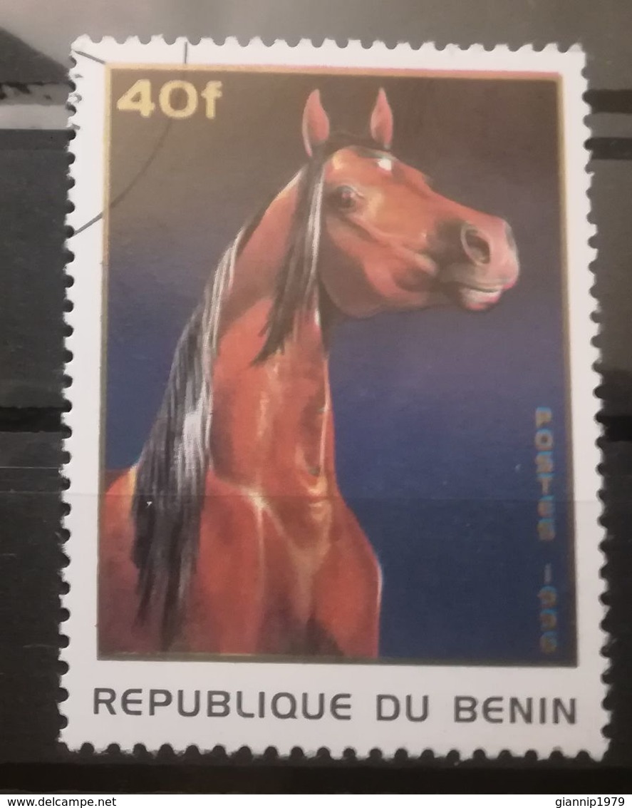 FRANCOBOLLI STAMPS BENIN AFRICA 1996 SERIE CAVALLI - Benin – Dahomey (1960-...)