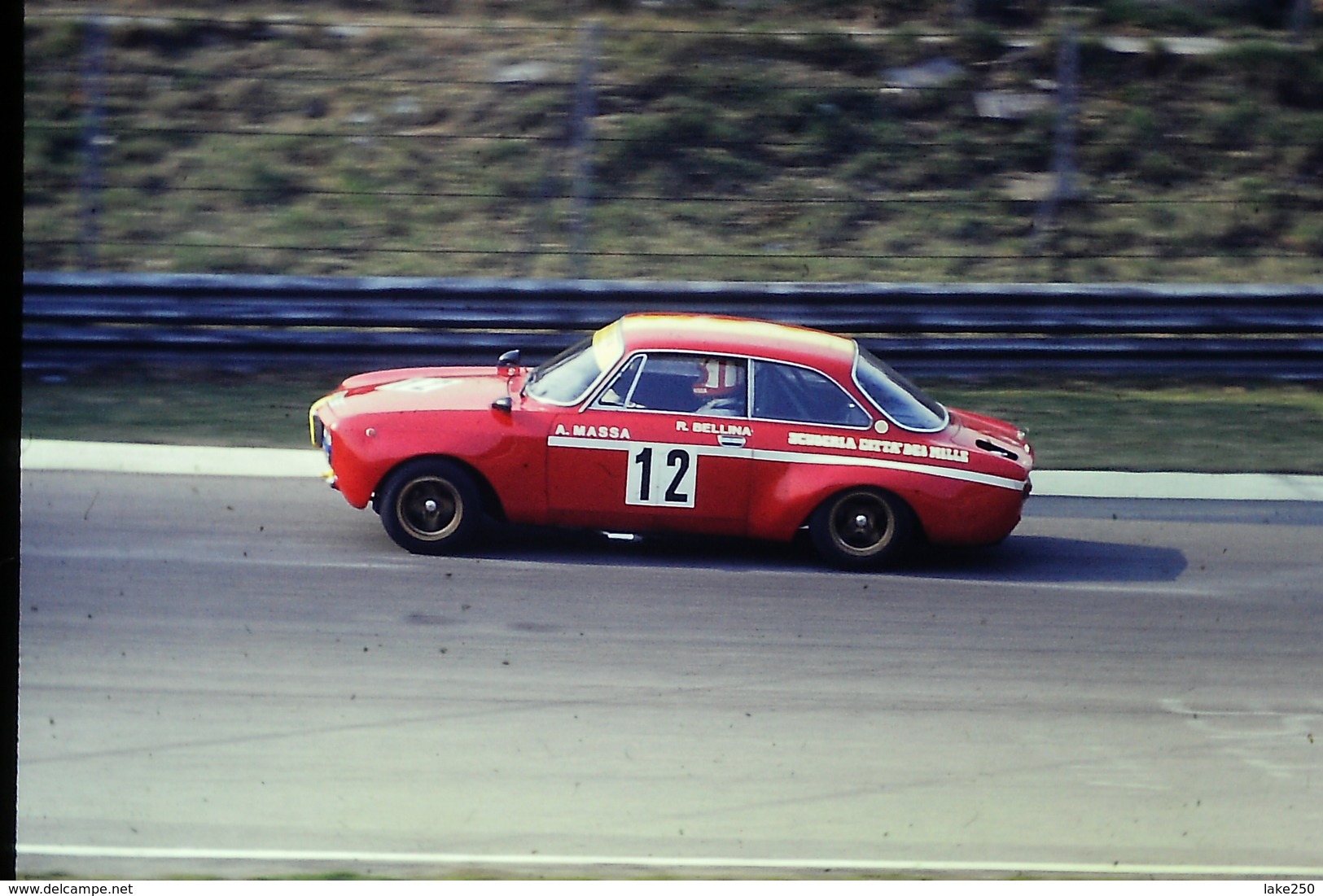 DIAPOSITIVA SLIDE  ALFA ROMEO GTA 1300    4 ORE DI MONZA - Diapositives (slides)