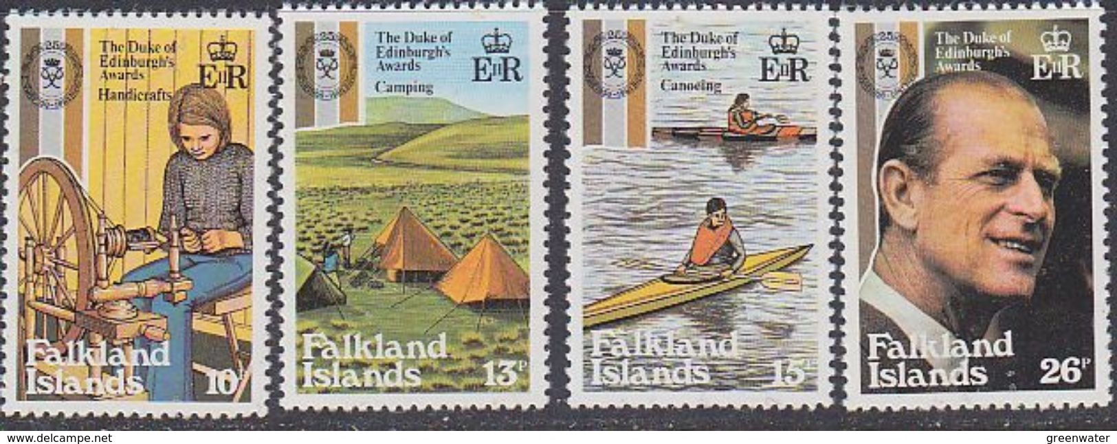 Falkland Islands 1981 Duke Of Edinburgh Awards 4v ** Mnh (37825P) - Falklandeilanden