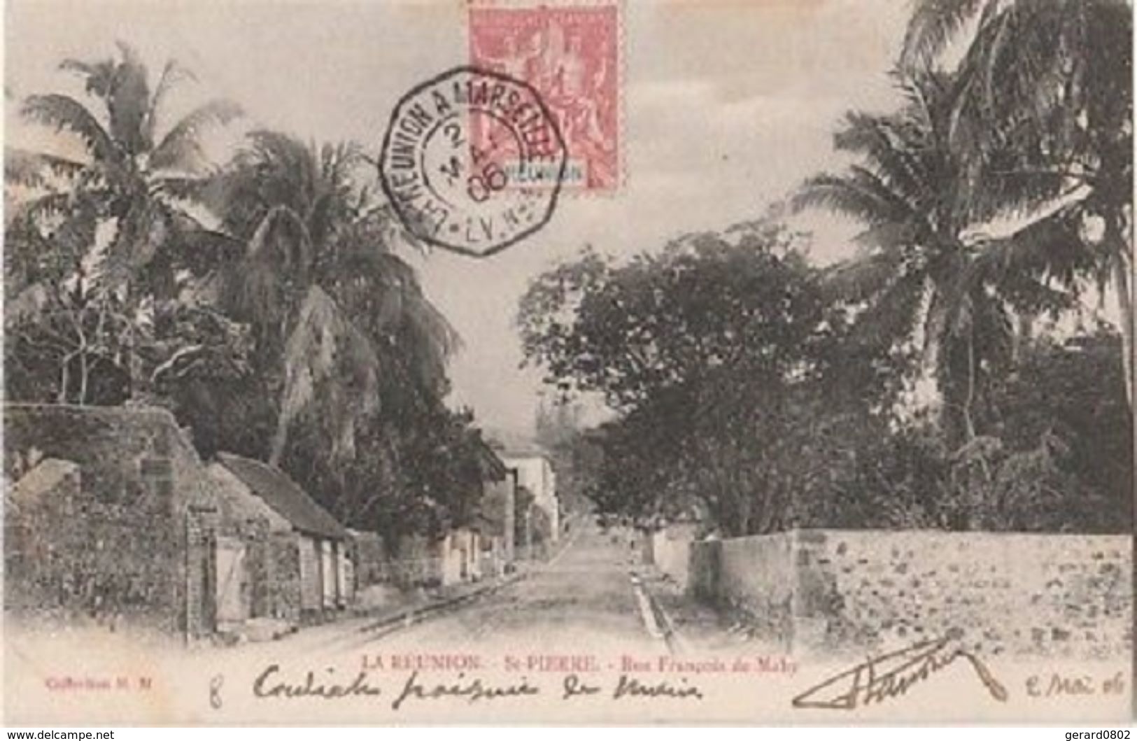 REUNION - Carte Postale De ST PIERRE à Destination De Nice - Lettres & Documents