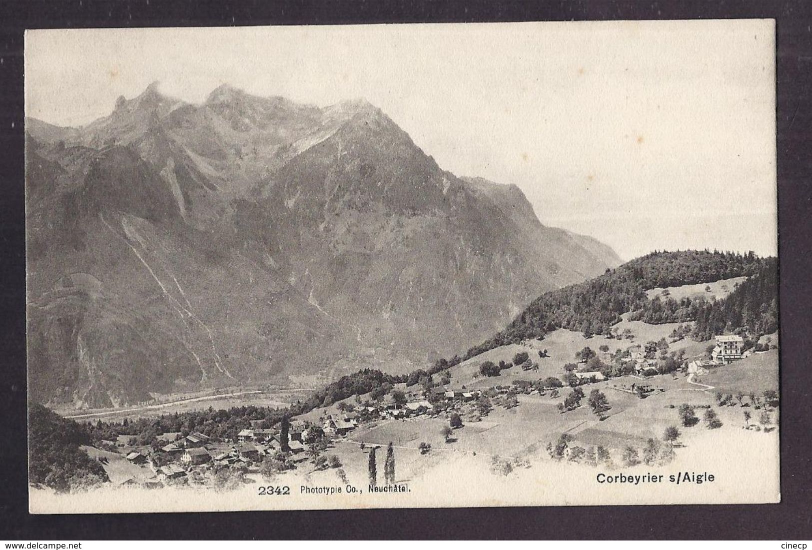 CPA SUISSE - CORBEYRIER SUR AIGLE - Très Jolie Vue Générale Du Village ( Pas Dans Libellé ) - Aigle