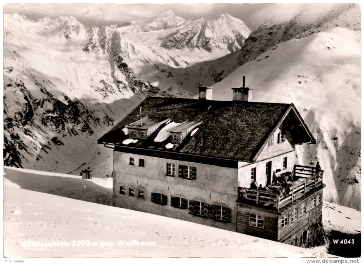 Riffelseehütte 2293 M Gegen Weißkamm (4043) - Pitztal