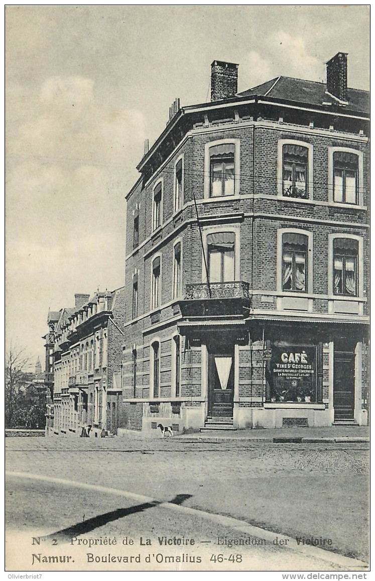 Namur - Edit. Propriété De La Victoire - N° 2 - Boulevard D' Omalius - Café - Namen