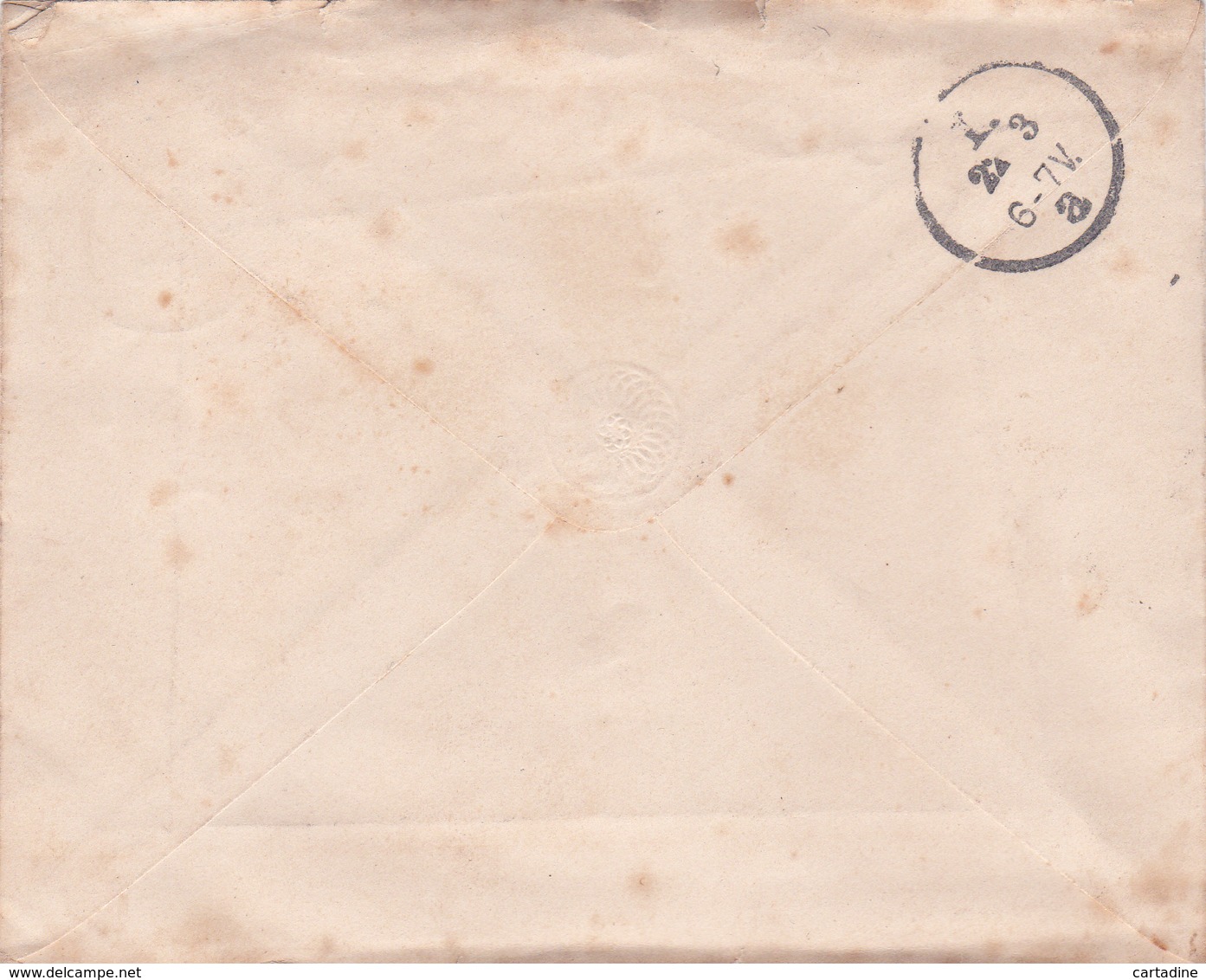 Entier Postal Enveloppe Autriche - 1892 - Cachet Komotau - Autres & Non Classés