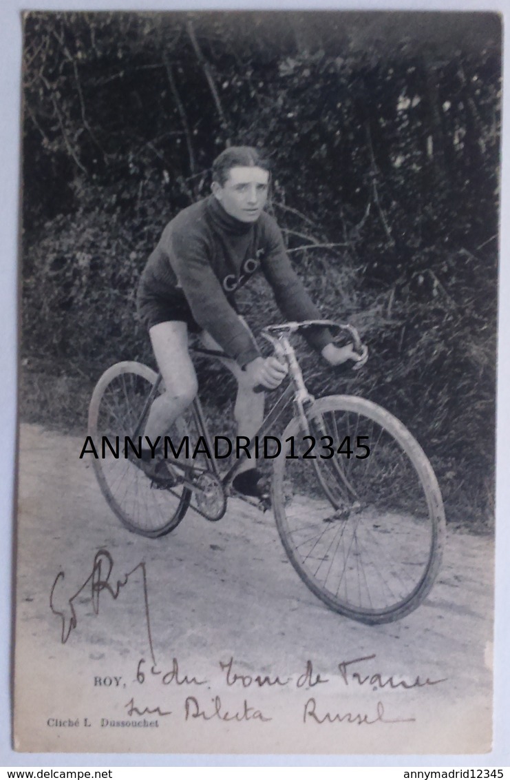 CP -  CYCLISME- CICLISMO-TOUR DE FRANCE - EDGARD ROY (Signé) - Cycling