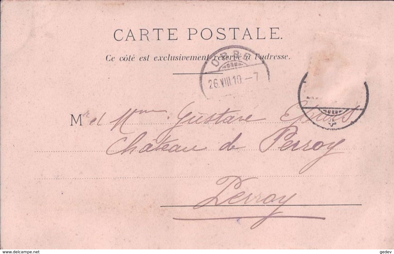 Mathod, Bureau De Poste (26.8.1910) Rouille - Mathod