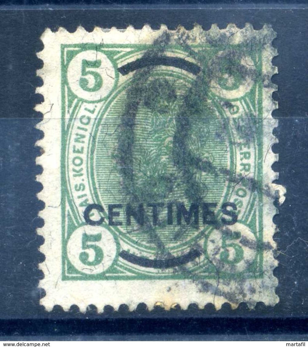 1906 CRETA N.12 USATO - Oriente Austriaco
