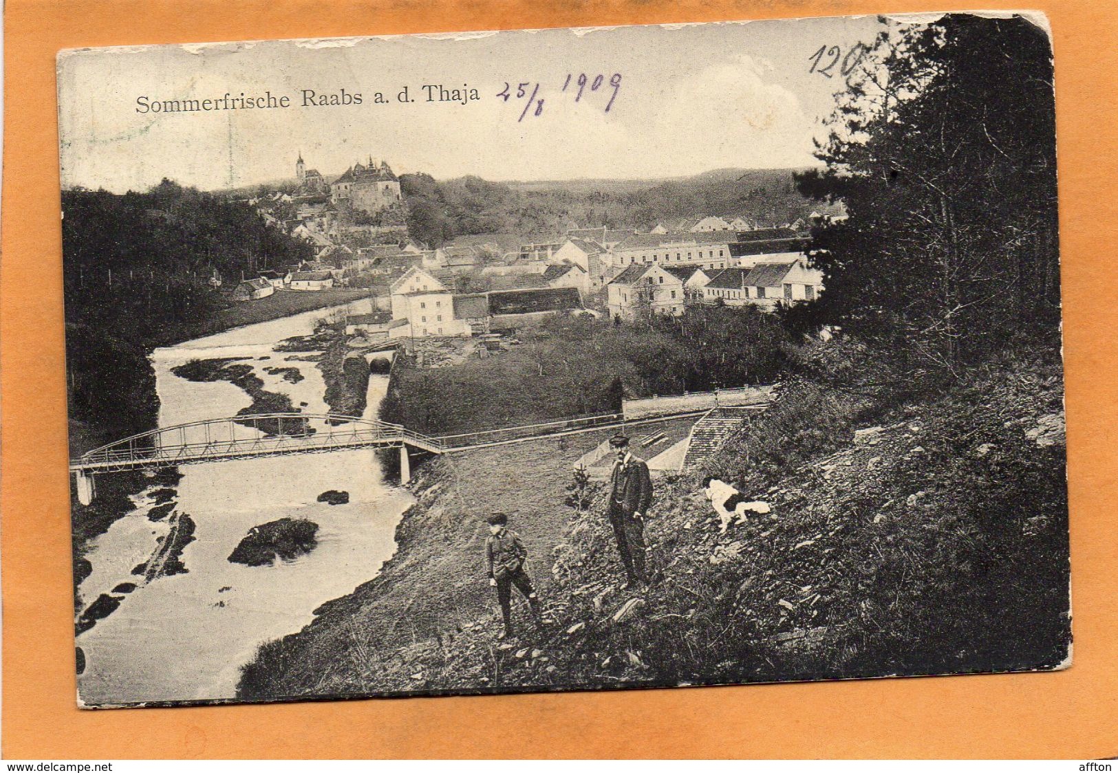 Raabs An Der Thaya 1909 Postcard - Raabs An Der Thaya