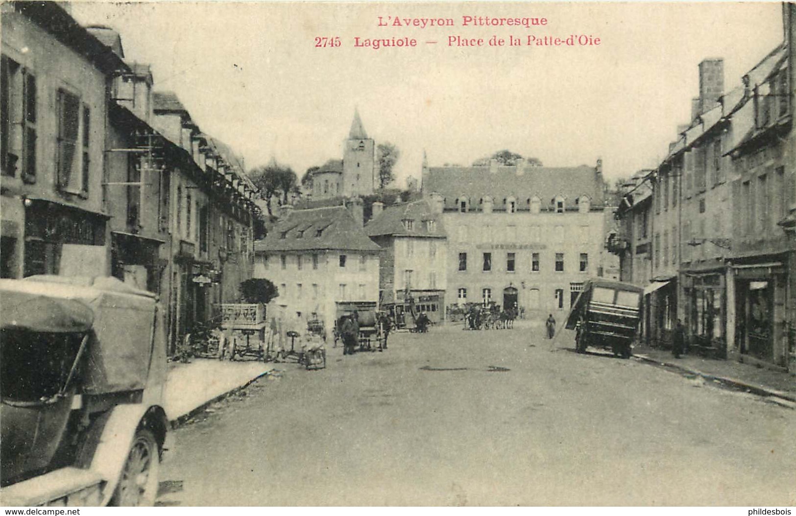 AVEYRON LAGUIOLE Place De La Patte D'oie - Laguiole